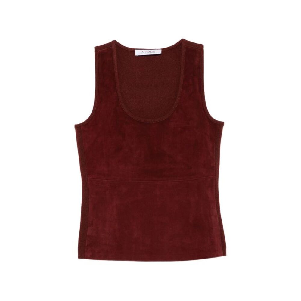 Max Mara Red Tops - Vests & Tank Tops Women